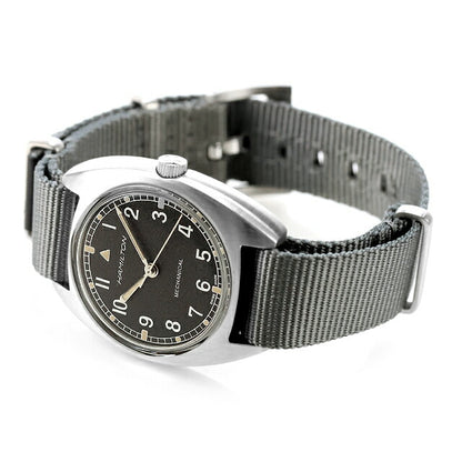 Used Overhauled Hamilton Khaki Pilot Pioneer Mechanical Manual Winding 36mm Military H-50 H76419931 Watch Brand Men&