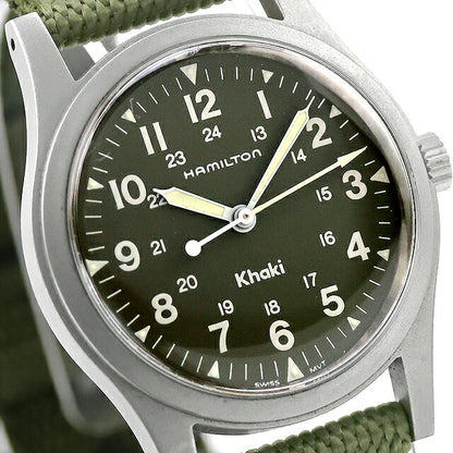 中古 ハミルトン HAMILTON カーキ メカニカル 9415A 手巻き ETA2801-2 2000年頃 9415A アナログ 腕時計 ブランド メンズ カーキグリーン UW-HA-KH-00012