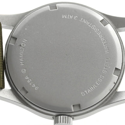中古 ハミルトン HAMILTON カーキ メカニカル 9415A 手巻き ETA2801-2 2000年頃 9415A アナログ 腕時計 ブランド メンズ カーキグリーン UW-HA-KH-00013