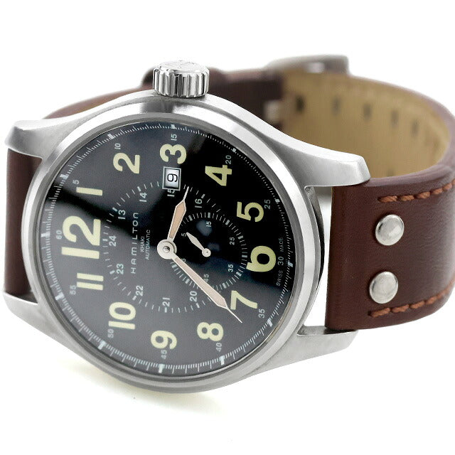 中古 ハミルトン HAMILTON カーキ フィールド オフィサー オート 44mm ビッグダイヤル スモールセコンド H70655733 アナログ 腕時計 ブランド メンズ UW-HA-KH-00016
