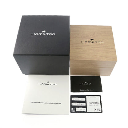 中古 ハミルトン HAMILTON カーキ フィールド オート 38mm 自動巻き H-10 H70455133 アナログ 腕時計 ブランド メンズ ブラック UW-HA-KH-00019