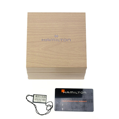 中古 超美品 ハミルトン HAMILTON カーキ アビエーション パイロット パイオニア クロノ クオーツ H76512155 アナログ 腕時計 ブランド メンズ ベージュ UW-HA-KH-00020