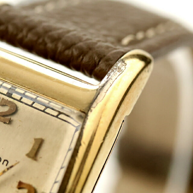 中古 ハミルトン HAMILTON アンティーク 角金 カーライル 手巻き アールデコ 1930-1940年代 ヴィンテージ Carlisle 腕時計 ブランド メンズ UW-HA-OT-00001