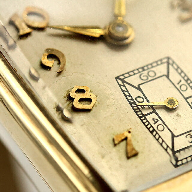 中古 ハミルトン HAMILTON アンティーク 角金 カーライル 手巻き アールデコ 1930-1940年代 ヴィンテージ Carlisle 腕時計 ブランド メンズ UW-HA-OT-00001