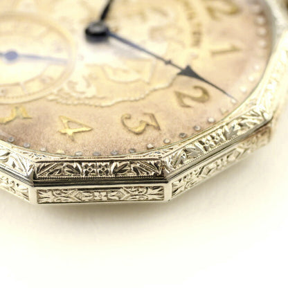 中古 ハミルトン HAMILTON 懐中時計 アンティーク アールデコ 帆船 Cal.912 1920-1930年頃 Cal.912 アナログ 腕時計 ブランド メンズ UW-HA-OT-00002