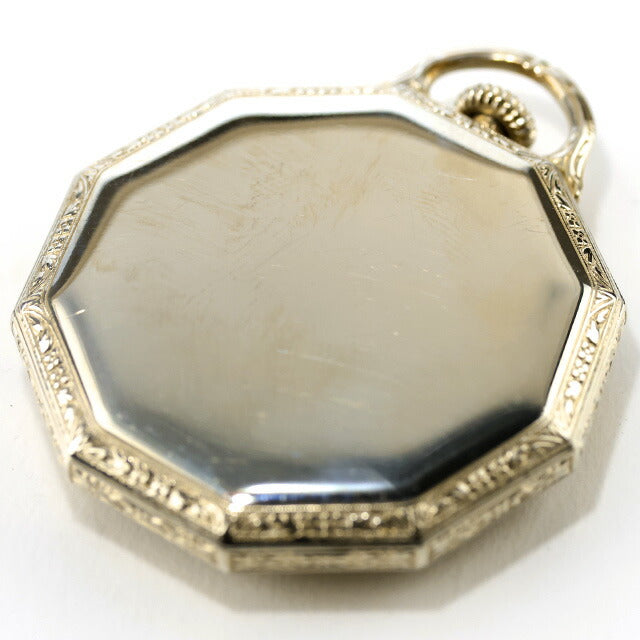 中古 ハミルトン HAMILTON 懐中時計 アンティーク アールデコ 帆船 Cal.912 1920-1930年頃 Cal.912 アナログ 腕時計 ブランド メンズ UW-HA-OT-00002