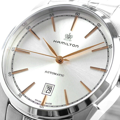 中古 超美品 ハミルトン HAMILTON アメリカンクラシック スピリット オブ リバティ オート H42415051 アナログ 腕時計 ブランド メンズ シルバー UW-HA-SL-00001