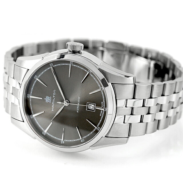 中古 超美品 ハミルトン HAMILTON アメリカンクラシック スピリット オブ リバティ オート H42415091 アナログ 腕時計 ブランド メンズ グレージュ UW-HA-SL-00002