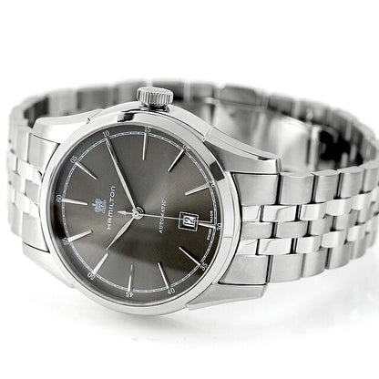 中古 超美品 ハミルトン HAMILTON アメリカンクラシック スピリット オブ リバティ オート H42415091 アナログ 腕時計 ブランド メンズ グレージュ UW-HA-SL-00002