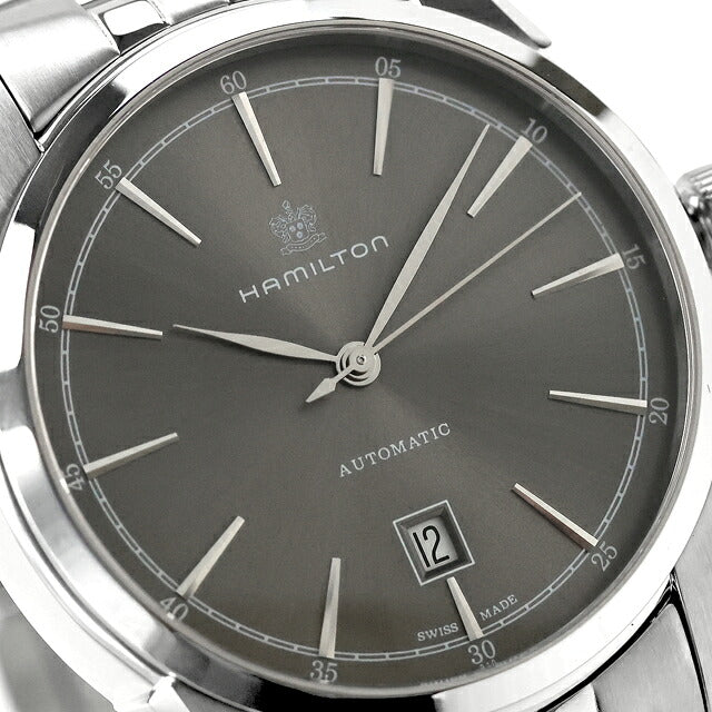 中古 超美品 ハミルトン HAMILTON アメリカンクラシック スピリット オブ リバティ オート H42415091 アナログ 腕時計 ブランド メンズ グレージュ UW-HA-SL-00002