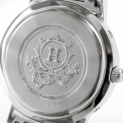 Used Finished Good Condition Hermes Clipper Combination Quartz GP Combi Analog Watch Brand Ladies UW-HR-CP-00003