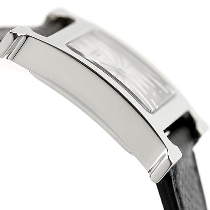 中古 仕上げ済 美品 エルメス HERMES Hウォッチ HH1.210 アナログ 腕時計 ブランド レディース シルバー ブラック 黒 UW-HR-HW-00001