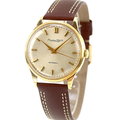 中古 IWC IWC オールドインター ペラトン式自動巻き K18YG無垢 推定1960年製 金無垢 インターナショナル 本体約35.1g Cal.853 腕時計 メンズ UW-IW-OT-00001