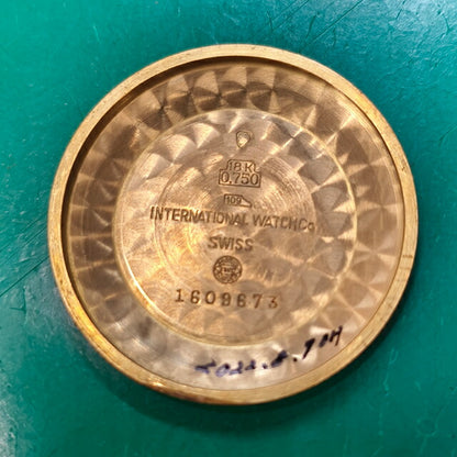 中古 IWC IWC オールドインター ペラトン式自動巻き K18YG無垢 推定1960年製 金無垢 インターナショナル 本体約35.1g Cal.853 腕時計 メンズ UW-IW-OT-00001