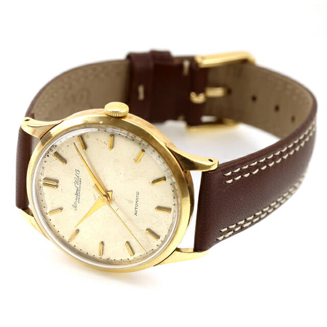 中古 IWC IWC オールドインター ペラトン式自動巻き K18YG無垢 推定1960年製 金無垢 インターナショナル 本体約35.1g Cal.853 腕時計 メンズ UW-IW-OT-00001