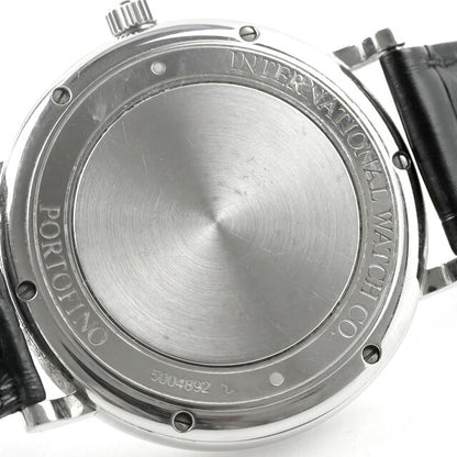 中古 IWC IWC ポートフィノ オートマティック 40mm 薄型 ドレスウォッチ IW356502 アナログ 腕時計 ブランド メンズ ブラック UW-IW-PF-00001