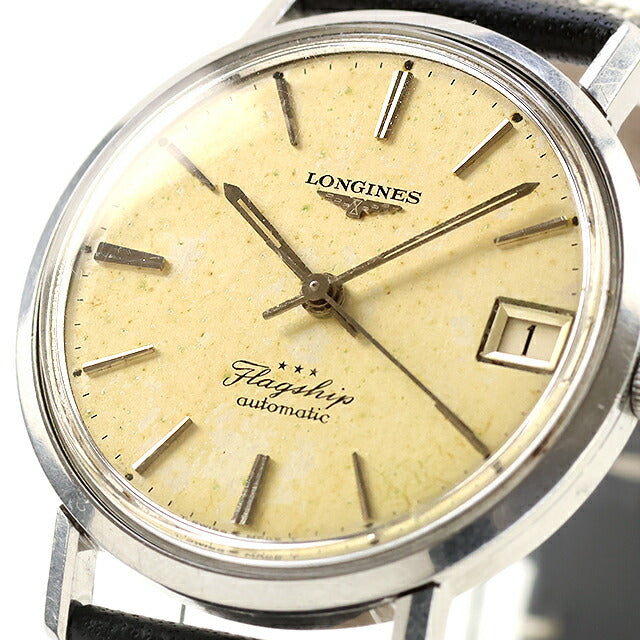 中古 ロンジン LONGINES フラッグシップ 偏心ローター Cal.343 1960年代 メダリオン ヴィンテージ Cal.343 アナログ 腕時計 ブランド メンズ UW-LO-FS-00001
