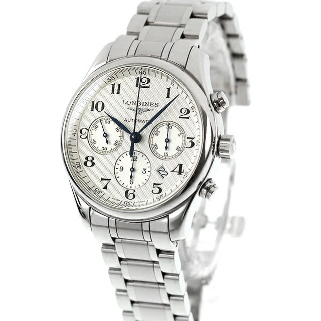 中古 ロンジン LONGINES マスターコレクション クロノグラフ L688 自動巻きクロノ L2.759.4.78.6 アナログ 腕時計 ブランド メンズ UW-LO-MC-00002