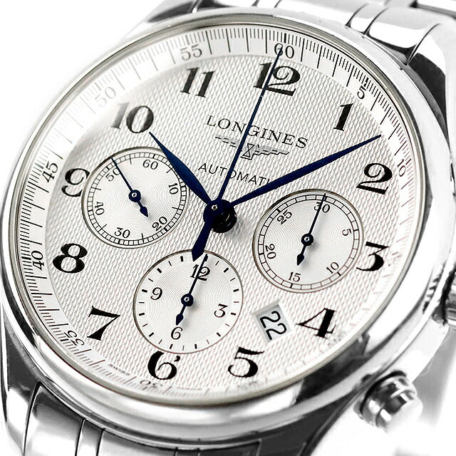 中古 ロンジン LONGINES マスターコレクション クロノグラフ L688 自動巻きクロノ L2.759.4.78.6 アナログ 腕時計 ブランド メンズ UW-LO-MC-00002