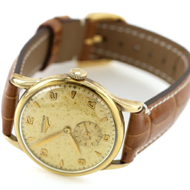 中古 ロンジン LONGINES ヴィンテージ 12.68Z 手巻き カラトラバスタイル スモールセコンド 12.68Z アナログ 腕時計 ブランド メンズ UW-LO-OT-00004