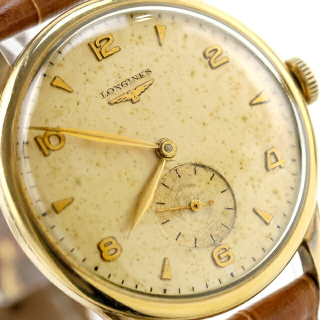 中古 ロンジン LONGINES ヴィンテージ 12.68Z 手巻き カラトラバスタイル スモールセコンド 12.68Z アナログ 腕時計 ブランド メンズ UW-LO-OT-00004