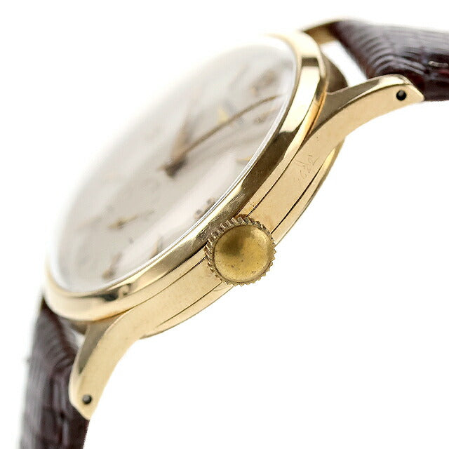 中古 美品 ロンジン LONGINES 金無垢 手巻き時計 9Kソリッドゴールド 12.68Z スモールセコンド 12.68Z アナログ 腕時計 ブランド メンズ UW-LO-OT-00005