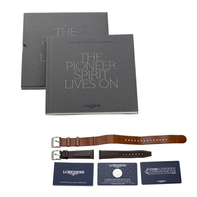 中古 美品 ロンジン LONGINES スピリット プレミアムモデル クロノメーター アナログ 腕時計 ブランド メンズ ブラック UW-LO-SP-00001