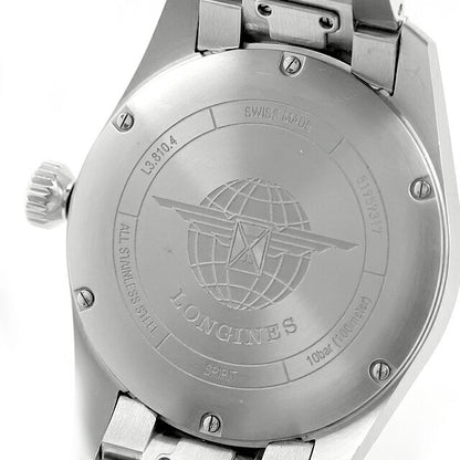 中古 美品 ロンジン LONGINES スピリット プレミアムモデル クロノメーター アナログ 腕時計 ブランド メンズ ブラック UW-LO-SP-00001