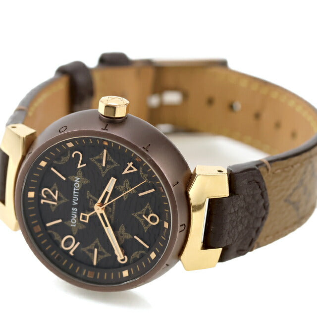 中古 ルイ・ヴィトン LOUIS VUITTON タンブール MMモノグラム K18