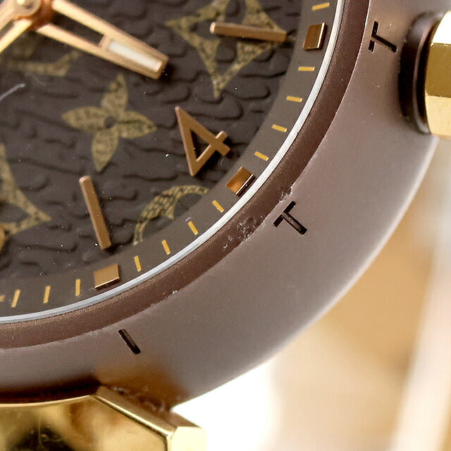 【LOUIS VUITTON】QA138Z タンブール MM モノグラム LOUIS VUITTON - ルイ・ヴィトン LOUIS VUITTON 腕時計 レディース