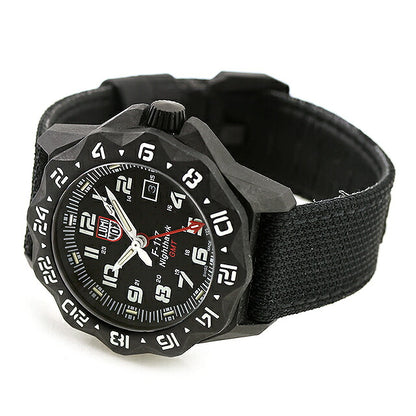 中古 美品 ルミノックス LUMINOX F-117 NIGHTHAWK 6440 SERIES GMT ステルス戦闘機 ルミノバ T25 アナログ 腕時計 ブランド メンズ UW-LX-OT-00001