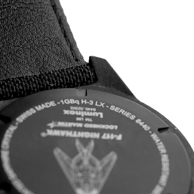 中古 美品 ルミノックス LUMINOX F-117 NIGHTHAWK 6440 SERIES GMT ステルス戦闘機 ルミノバ T25 アナログ 腕時計 ブランド メンズ UW-LX-OT-00001