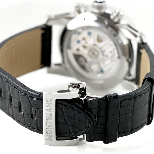 中古 OH済 モンブラウン Montblanc タイムウォーカー ツインフライ MB LL100 フライバッククロノグラフ 同軸積算計 105077 アナログ 腕時計 ブランド メンズ UW-MB-TW-00001