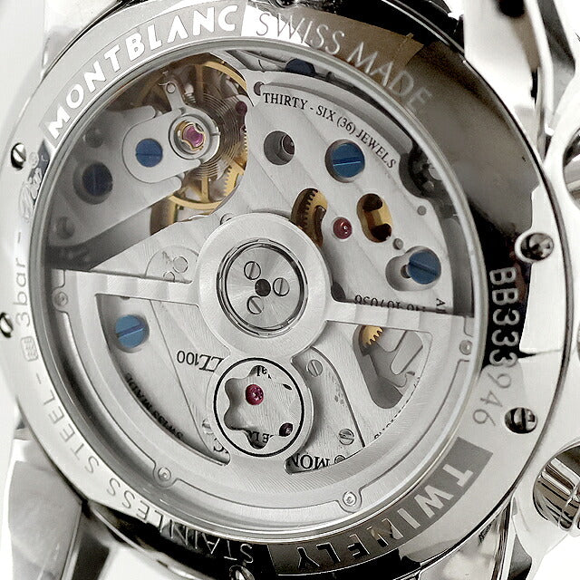 中古 OH済 モンブラウン Montblanc タイムウォーカー ツインフライ MB LL100 フライバッククロノグラフ 同軸積算計 105077 アナログ 腕時計 ブランド メンズ UW-MB-TW-00001