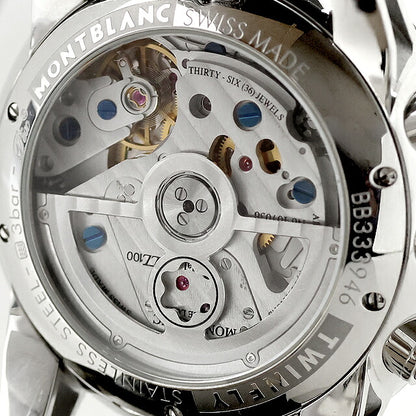 中古 OH済 モンブラウン Montblanc タイムウォーカー ツインフライ MB LL100 フライバッククロノグラフ 同軸積算計 105077 アナログ 腕時計 ブランド メンズ UW-MB-TW-00001