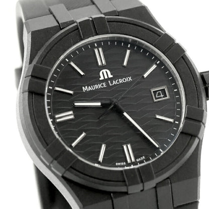 中古 美品 モーリスラクロア MAURICE LACROIX アイコン タイド 海洋プラスチック再生 サステナブル AI2008-00000-300-0 腕時計 メンズ UW-ML-AI-00002