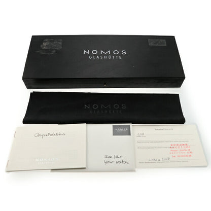 中古 ノモス NOMOS テトラ 手巻き アルファ スクエア カレ スモールセコンド TT1A1W1L アナログ 腕時計 ブランド メンズ UW-NO-TR-00001