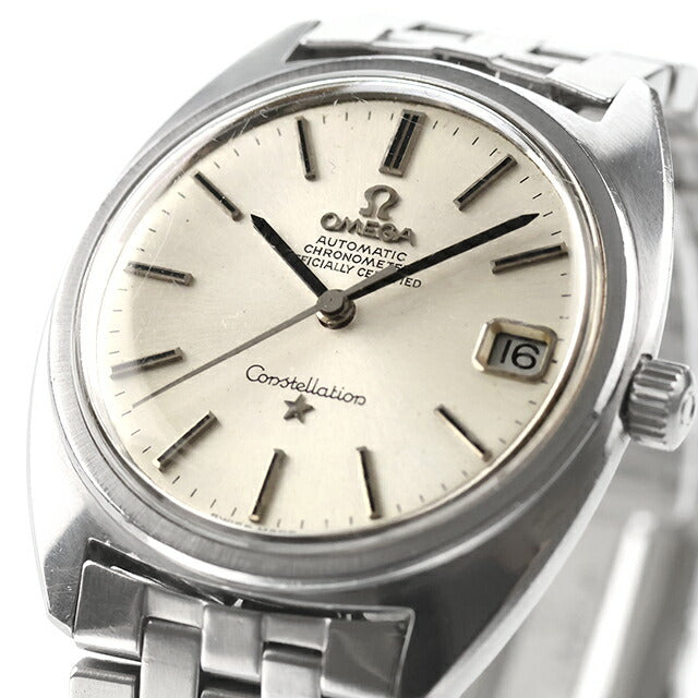Used OMEGA Constellation C Line Early Model Genuine Bracelet Gerald Genta Cal.564 168.017 Analog Watch Brand Men&