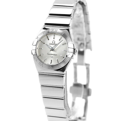 Used OMEGA Constellation Polished 24mm Double Eagle 123.10.24.60.02.001 Analog Watch Brand Ladies UW-OM-CS-00005