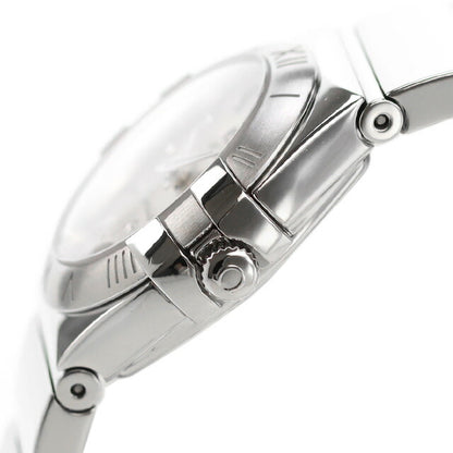 Used OMEGA Constellation Polished 24mm Double Eagle 123.10.24.60.02.001 Analog Watch Brand Ladies UW-OM-CS-00005