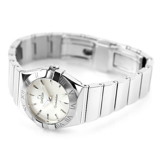 Used OMEGA Constellation Polished 24mm Double Eagle 123.10.24.60.02.001 Analog Watch Brand Ladies UW-OM-CS-00005