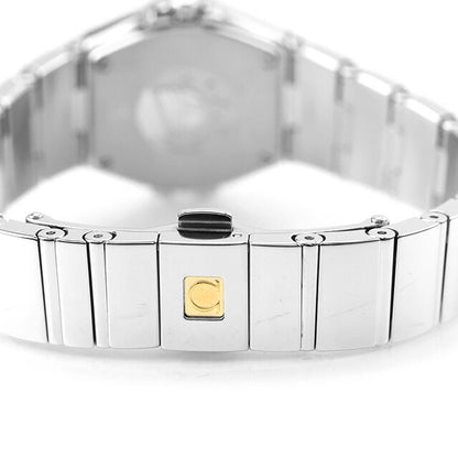 Used OMEGA Constellation Polished 24mm Double Eagle 123.10.24.60.02.001 Analog Watch Brand Ladies UW-OM-CS-00005