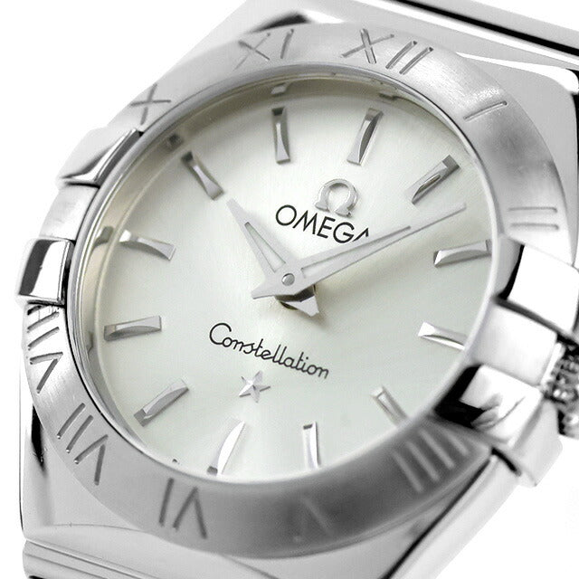 Used OMEGA Constellation Polished 24mm Double Eagle 123.10.24.60.02.001 Analog Watch Brand Ladies UW-OM-CS-00005