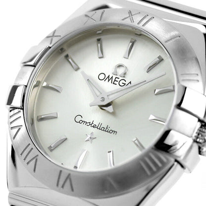 Used OMEGA Constellation Polished 24mm Double Eagle 123.10.24.60.02.001 Analog Watch Brand Ladies UW-OM-CS-00005