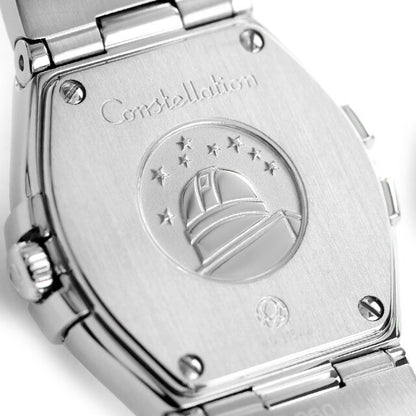 Used OMEGA Constellation Polished 24mm Double Eagle 123.10.24.60.02.001 Analog Watch Brand Ladies UW-OM-CS-00005