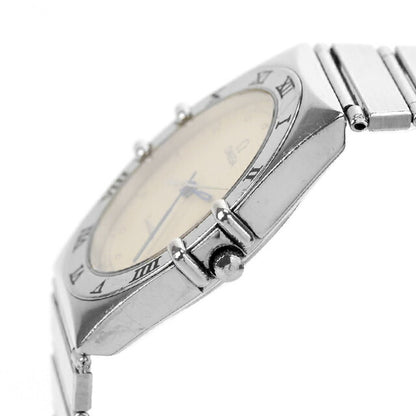 中古 ジャンク 稼働品 オメガ OMEGA コンステレーション マンハッタン 青針 リューズ固着 396.1076 アナログ 腕時計 ブランド メンズ UW-OM-CS-00009