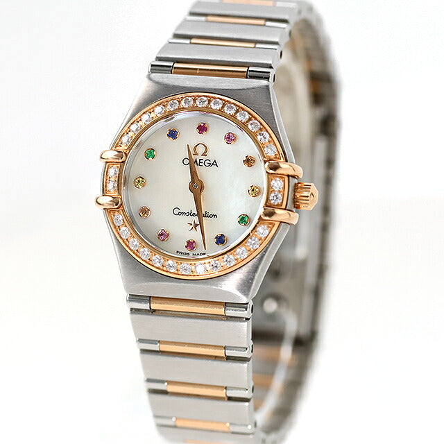 中古 オメガ OMEGA コンステレーション ミニ アイリス K18コンビ ダイヤモンド 宝石 1367.79 アナログ 腕時計 ブランド レディース UW-OM-CS-00010