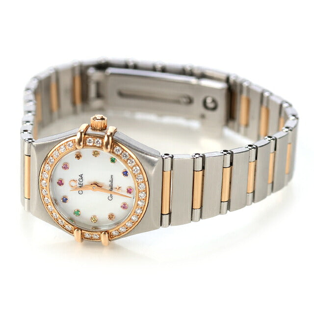 中古 オメガ OMEGA コンステレーション ミニ アイリス K18コンビ ダイヤモンド 宝石 1367.79 アナログ 腕時計 ブランド レディース UW-OM-CS-00010