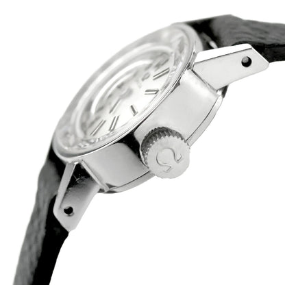Used Omega OMEGA De Ville Antique Manual Winding Cocktail Watch Analog Watch Brand Ladies Silver Black UW-OM-DV-00004