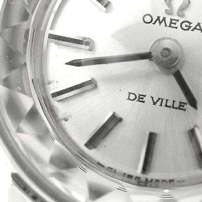 Used Omega OMEGA De Ville Antique Manual Winding Cocktail Watch Analog Watch Brand Ladies Silver Black UW-OM-DV-00004
